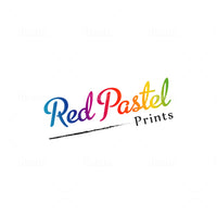 Red Pastel Prints